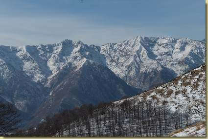 vista verso il Monte Forcolaccia dal Colle Frera...
