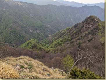 il versante della Val Sabbiola...