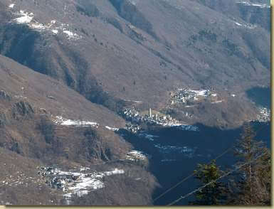 vista verso Calasca - Castiglione